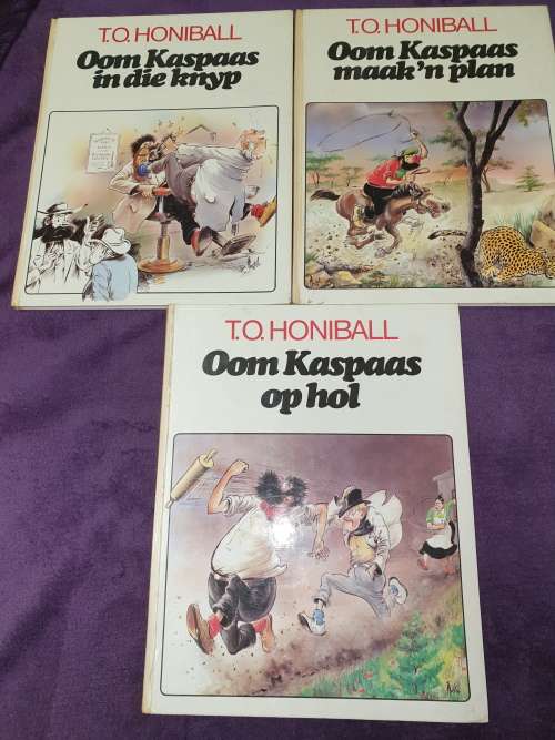 OOM KASPAAS - 3 BOEKE, ALMAL HARDEBLAD. T.O. HONIBALL