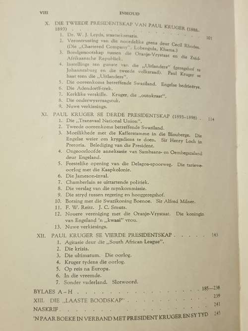 Die Gedenkskrifte van Paul Kruger - H.C. Bredell & Piet Grobler. **1947**
