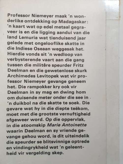 FRITZ DEELMAN EN DIE DIEPSEE DUIKBOL - Leon Rousseau. 1972