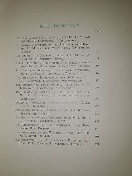 Kultuurgeskiedenis van die Afrikaner. Volledig in 3 Volumes. A4 grootte, swaar stel.