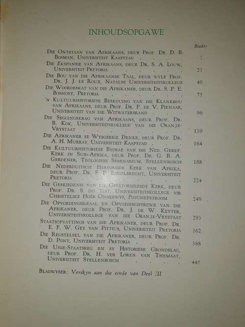 Kultuurgeskiedenis van die Afrikaner. Volledig in 3 Volumes. A4 grootte, swaar stel.