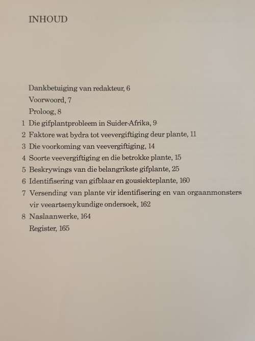Gifplante van Suider Afrika - J. Vahrmeijer