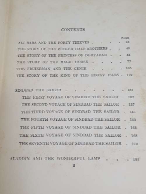 *1919* Stories from THE ARABIAN NIGHTS - Laurence Housman and Edmund Dulac