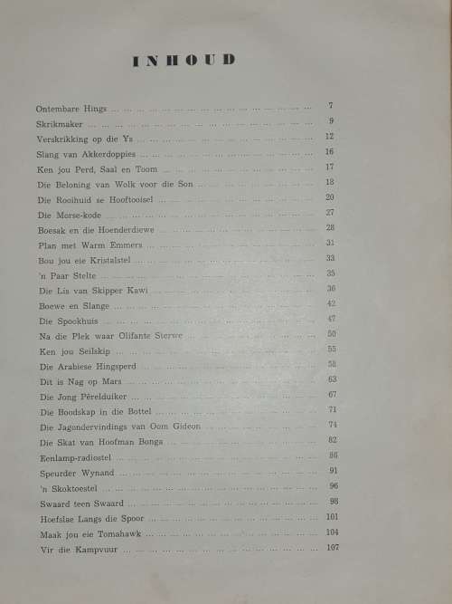 Patrys Jaarboeke - (1958 and 1954), beide hardeblad, vir seuns and dogters.
