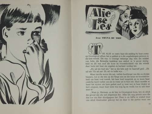 Patrys Jaarboeke - (1958 and 1954), beide hardeblad, vir seuns and dogters.
