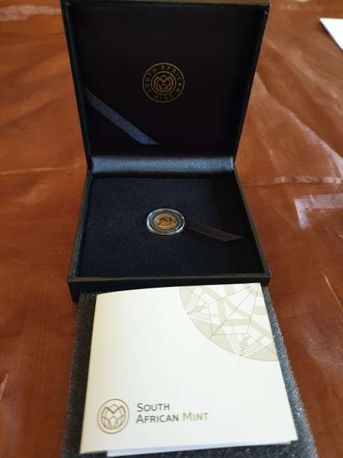 2018 1/20 OZ GOLD KRUGER RAND PROOF - With C.O.A.