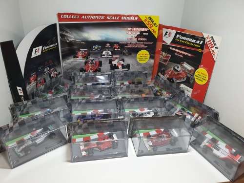14 x F1 Die Cast models (1,43), all still sealed, all in one lot!