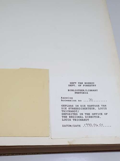 *1907* The Forest and Forest Flora of Cape Colony - Thomas R. Sim