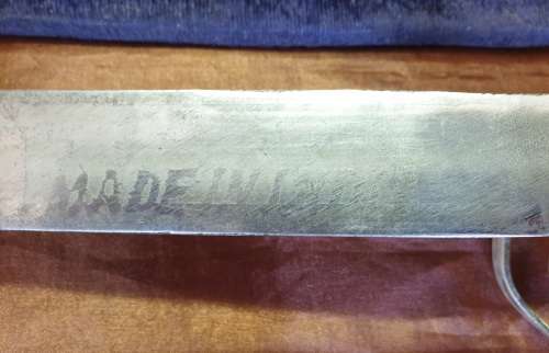 Original Vintage Indian Cavalry Sword