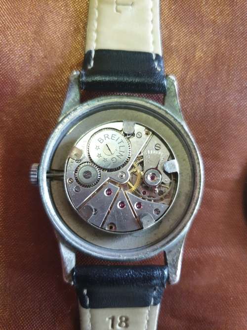 *Low Start* Vintage BREITLING GENEVE Self-Winding Men`s wrist watch (With Insurance Report)