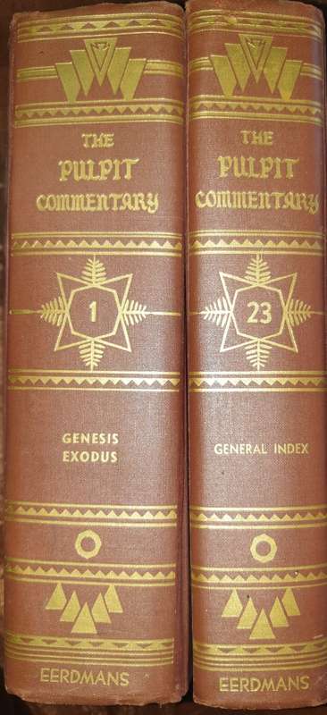 THE PULPIT COMMENTARY - Complete 23 Vol. Set / 1950`s / Spence & Exell