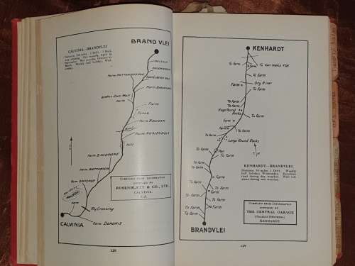 ** 1924 ** Donaldson`s South African Motor Routes. Ken Donaldson
