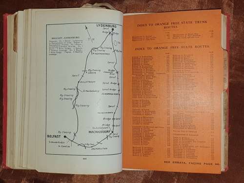 ** 1924 ** Donaldson`s South African Motor Routes. Ken Donaldson