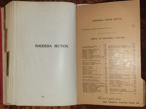 ** 1924 ** Donaldson`s South African Motor Routes. Ken Donaldson