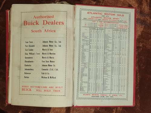 ** 1924 ** Donaldson`s South African Motor Routes. Ken Donaldson