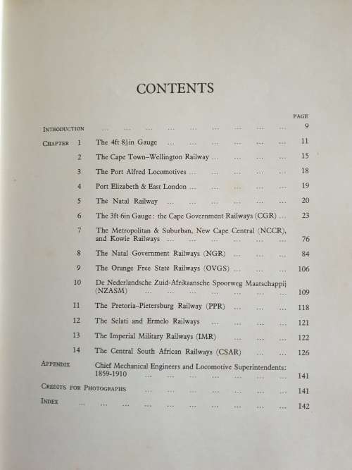 Steam Locomotives of the South African Railways, Vol 1 & 2, plus original photos