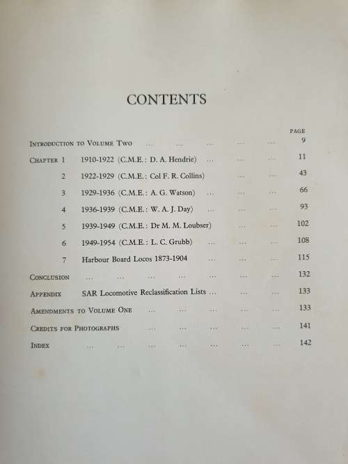 Steam Locomotives of the South African Railways, Vol 1 & 2, plus original photos