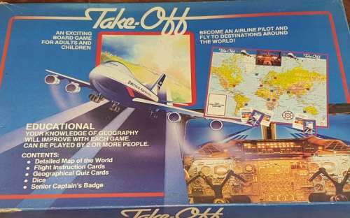 Vintage `TAKE OFF` Board Game, Complete.