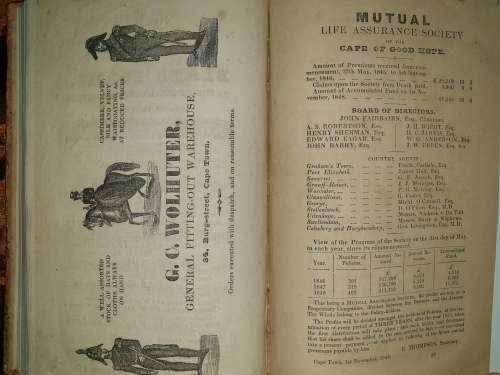 * 1849 * The Cape of Good Hope Almanac.