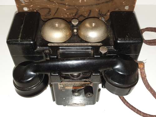 WW2 - No 1. MK II. YA.6244 Field Telephone.
