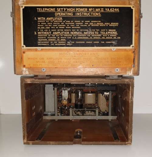 WW2 - No 1. MK II. YA.6244 Field Telephone.