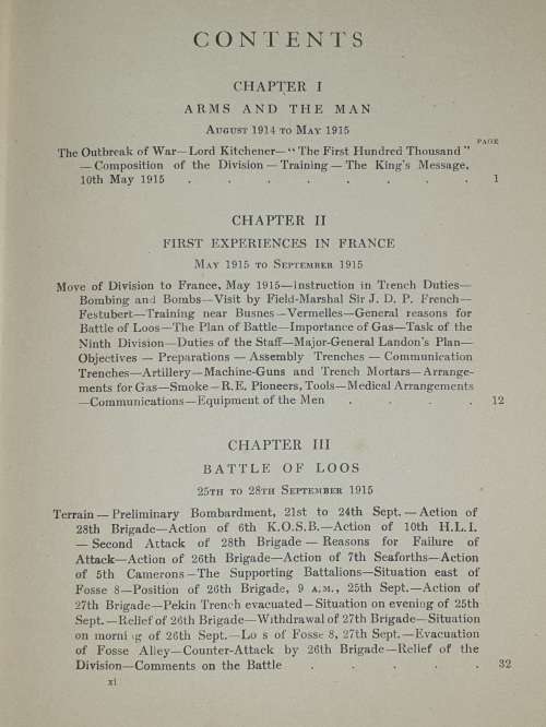 The History of the 9th (Scottish) Division - John Ewing (Presentation Copy)