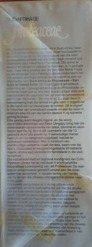 Suid Afrika se PROTEACEAE - Marie Vogts.