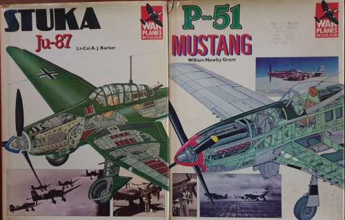 Stuka Ju-87 & Mustang P-51 Books, both in one lot.