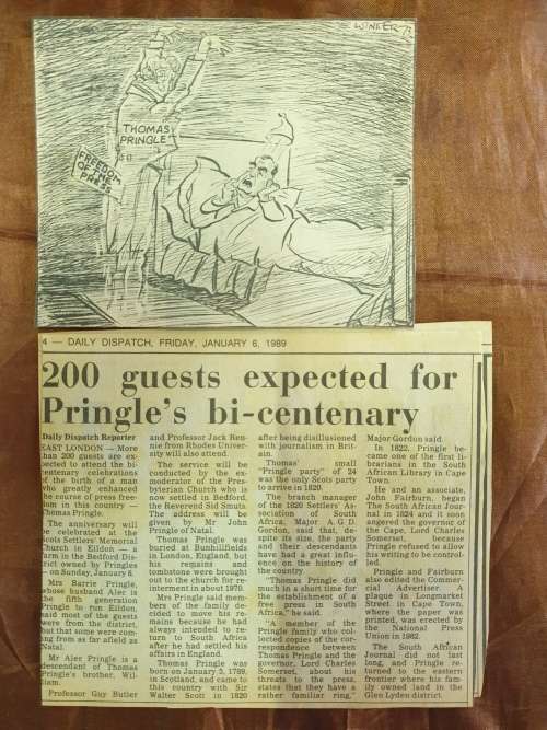 Ltd 20/1000 - Signed. Pringles of the Valley, Eric, Mark & John Pringle.