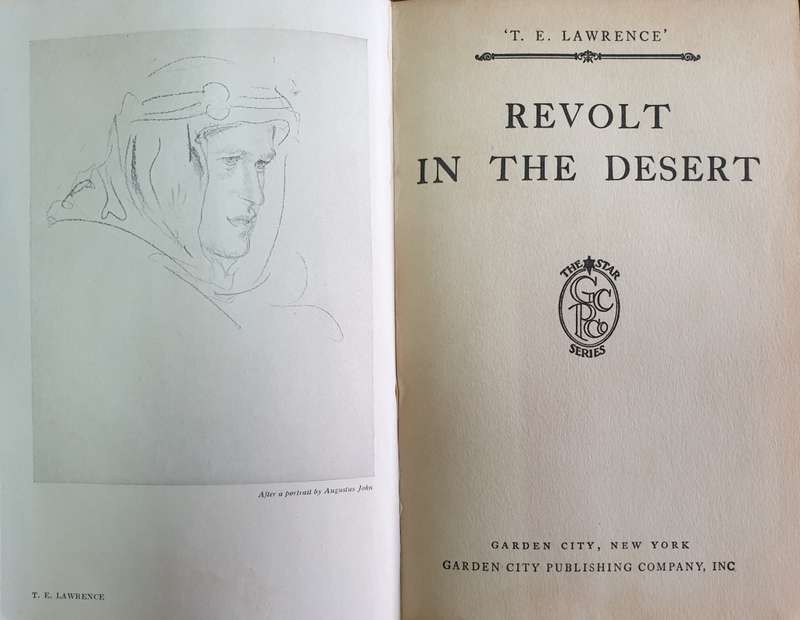 *1927* Revolt in the Desert - T.E. Lawrence (Includes large fold-out map)