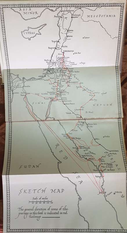 *1927* Revolt in the Desert - T.E. Lawrence (Includes large fold-out map)