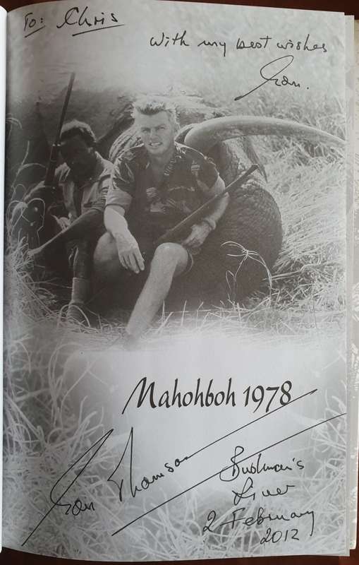 Mahohboh & Black Rhino. Both signed, Ron Thomson