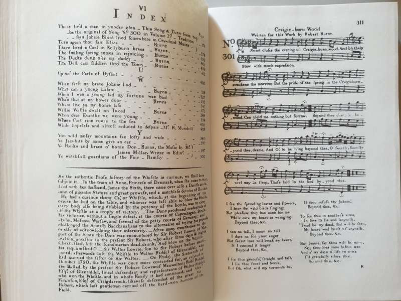 The Scots Musical Museum 1787-1803. James Johnson & Robert Burns