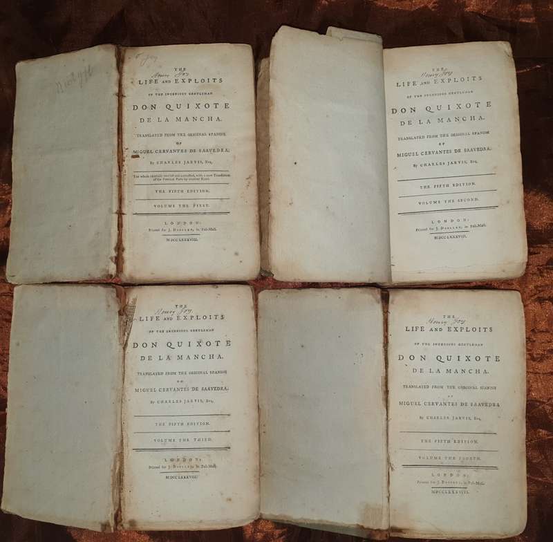 *1788* Don Quixote de la Mancha (English) Complete in 4 Volumes.