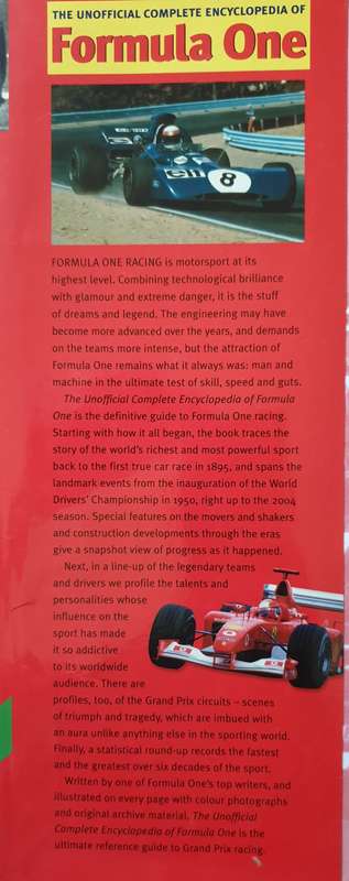 FORMULA ONE - The Unofficial Complete Encyclopedia.