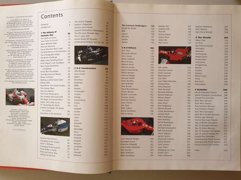 FORMULA ONE - The Unofficial Complete Encyclopedia.