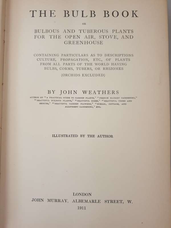 (6) Books about BULBS.