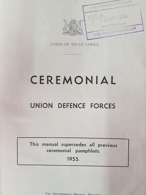 * 1955 * Ceremonial, Union Defence Forces.