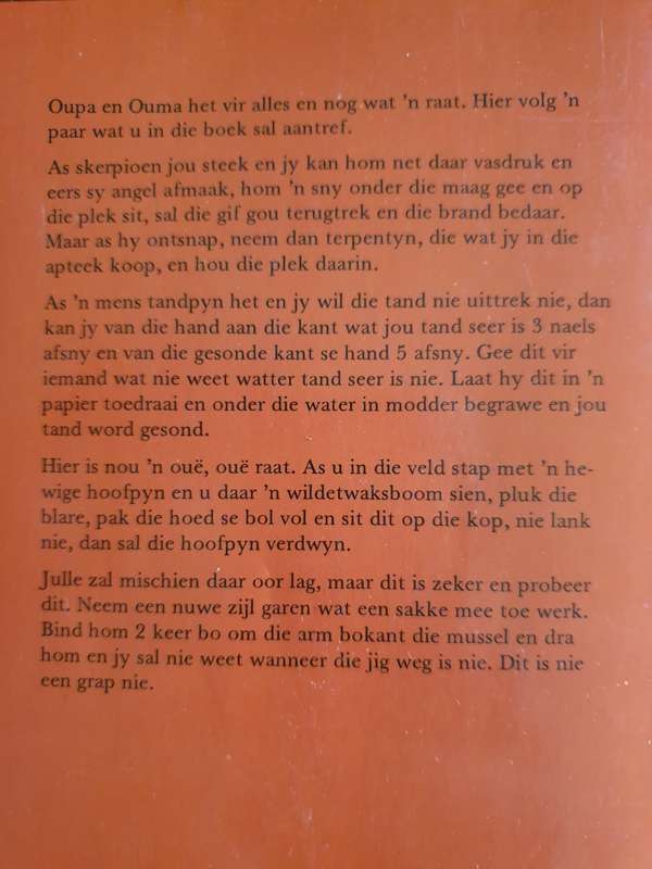 Oupa en Ouma se Boererate