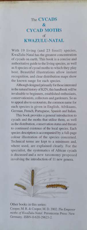 The Cycads & Cycad Moths of Kwazulu-Natal. Michael R. Cooper & Douglas Goode