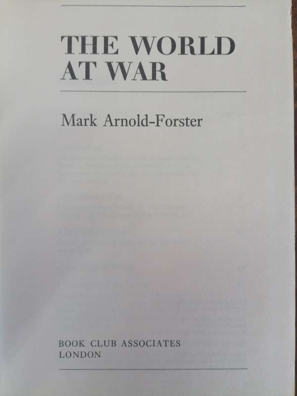 The World at War - Revised and Expanded Edition.
