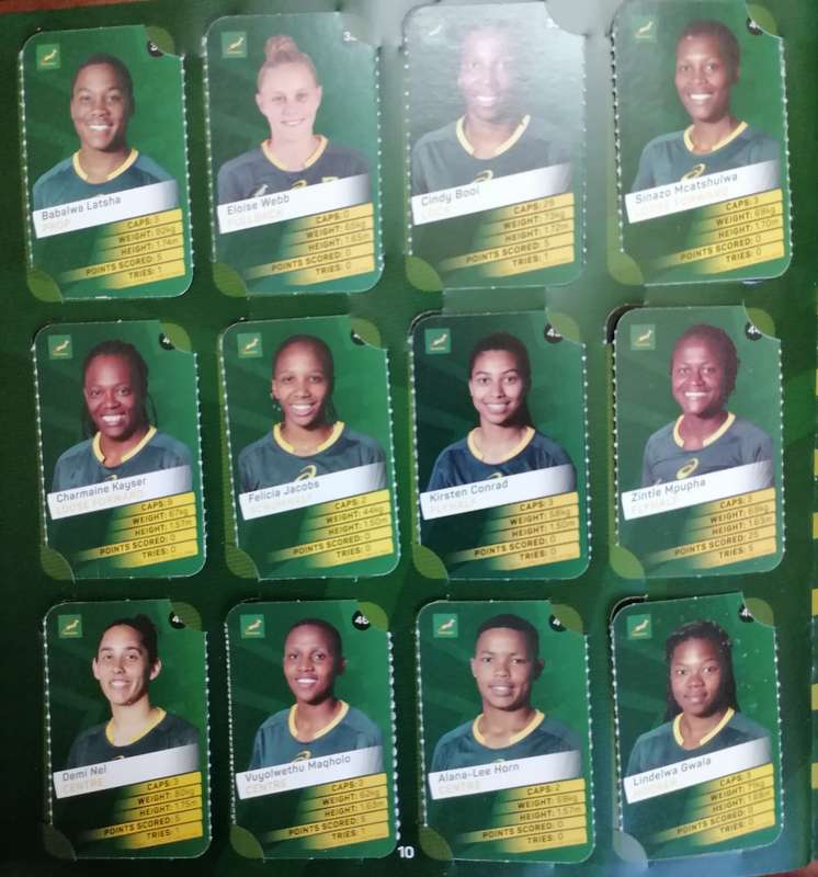 Pick n Pay Super Cards, complete with all 72 Rugby Cards