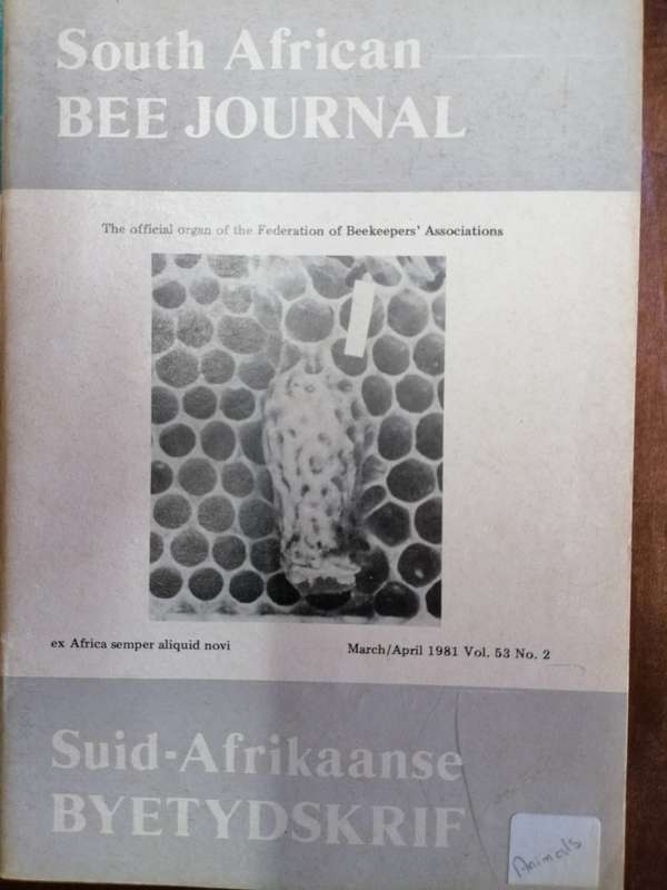 (7) Suid Afrikaanse Byetydskrif / South African Bee Journal