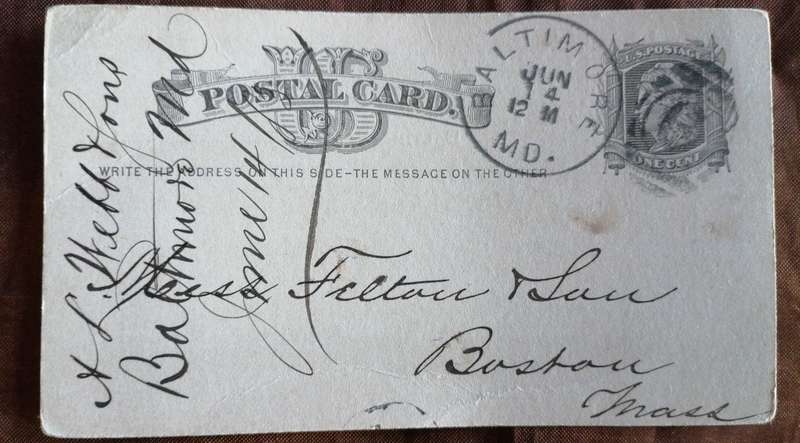 (1880 - 3).  4 x Vintage Postcards