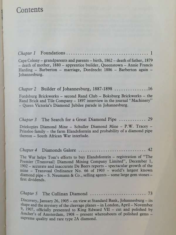 Thomas Major Cullinan -  A Biography by Nigel Helme.