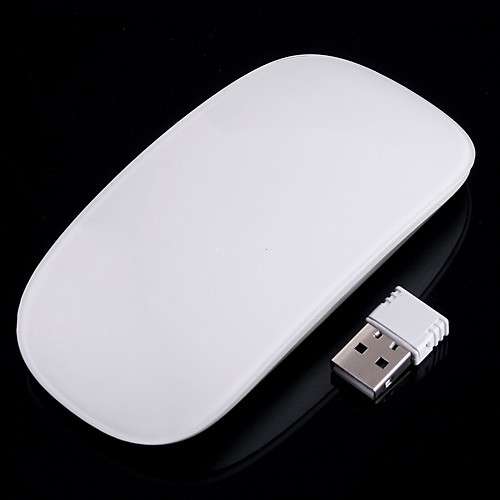 2.4G Wireless Mouse RF Mice Touch Scroll Ultrathin USB Receiver For Laptop PC