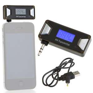 SPECIAL Mini LCD Car FM Transmitter Hands Free 3.5mm Audio for iPod iPhone MP3 MP4 K820