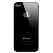 iPhone 4 Battery Cover Glass Rear Back Door Black Back Glass Cover