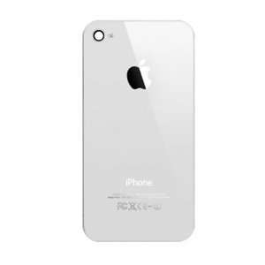 iPhone 4s Battery Cover Glass Rear Back Door white Back Glass Cover