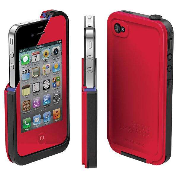 LifeProof iPhone Case for the iPhone 4s / 4 red